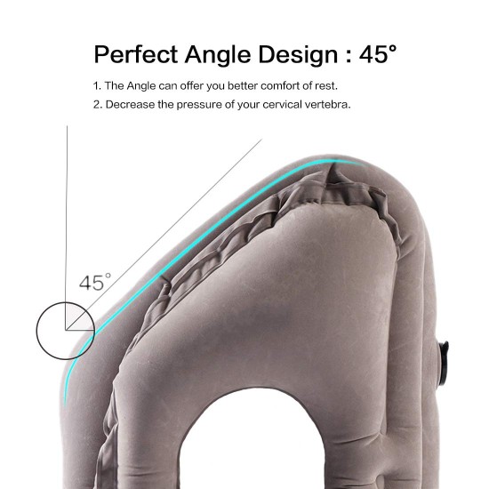 Inflatable Travel Pillow for Airplane