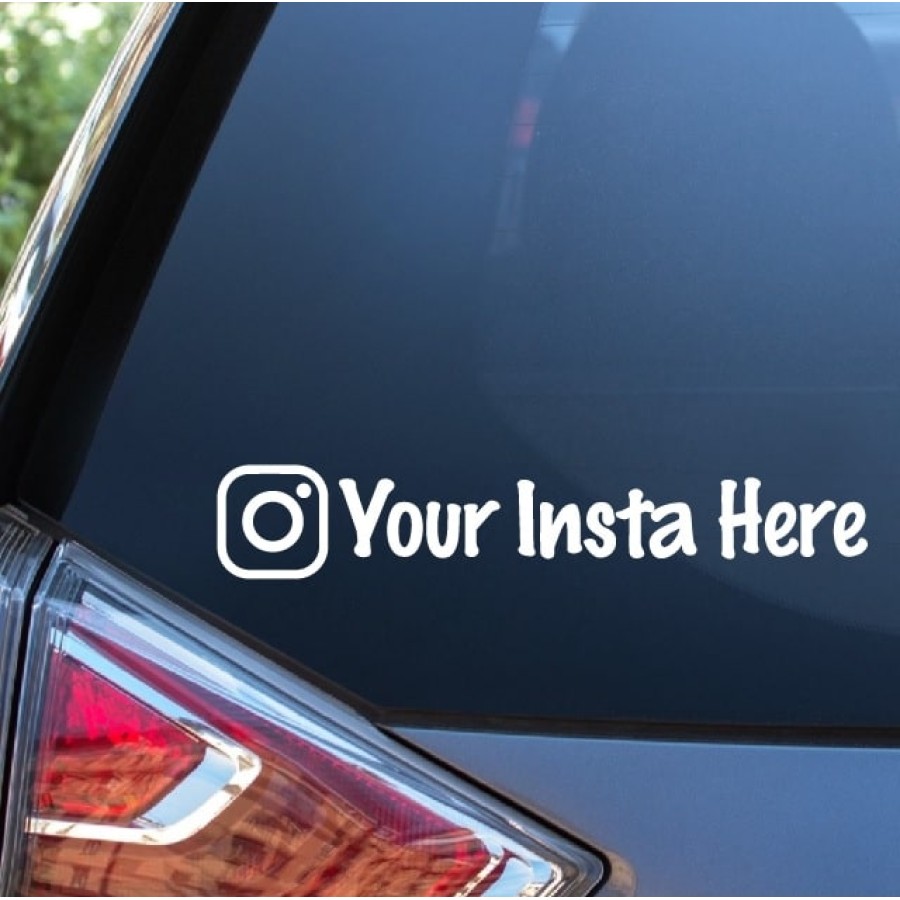 Instagram Car Light Sticker