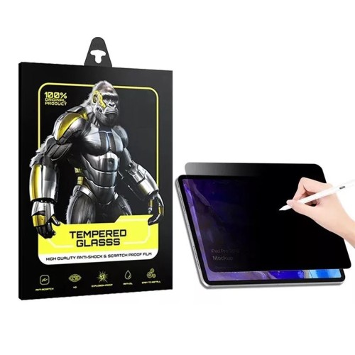 Privacy Anti-Spy Tempered Glass Screen Protector For iPad