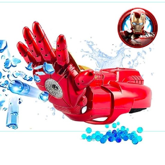 Iron Man Robotic Arm Wearable shoot Water Bomb Launcher Gloves