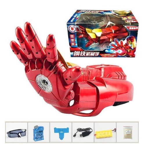 Iron Man Robotic Arm Wearable shoot Water Bomb Launcher Gloves