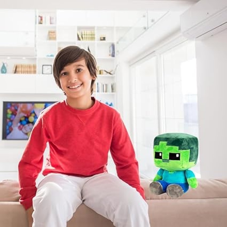 Minecraft Crafter Zombie Plush Stuffed Toy - Multi-Coloured Minecraft Crafter Zombie Plush Stuffed Toy - Multi-Coloured