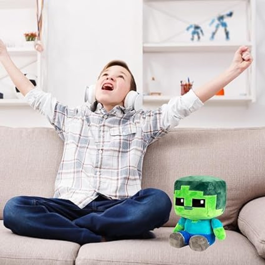 Minecraft Crafter Zombie Plush Stuffed Toy - Multi-Coloured Minecraft Crafter Zombie Plush Stuffed Toy - Multi-Coloured
