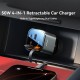 Joyroom 4-in-1 Retractable Cable Car Charger 50W