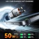 Joyroom 4-in-1 Retractable Cable Car Charger 50W