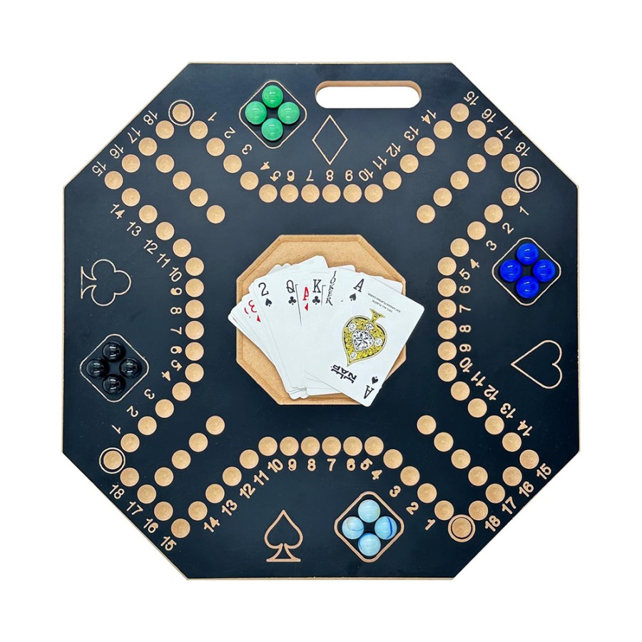 Jackaroo Wooden Board Game for 4 Players