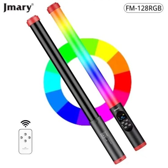 Jmary Rechargeable Portable RGB Led Video Light Wand