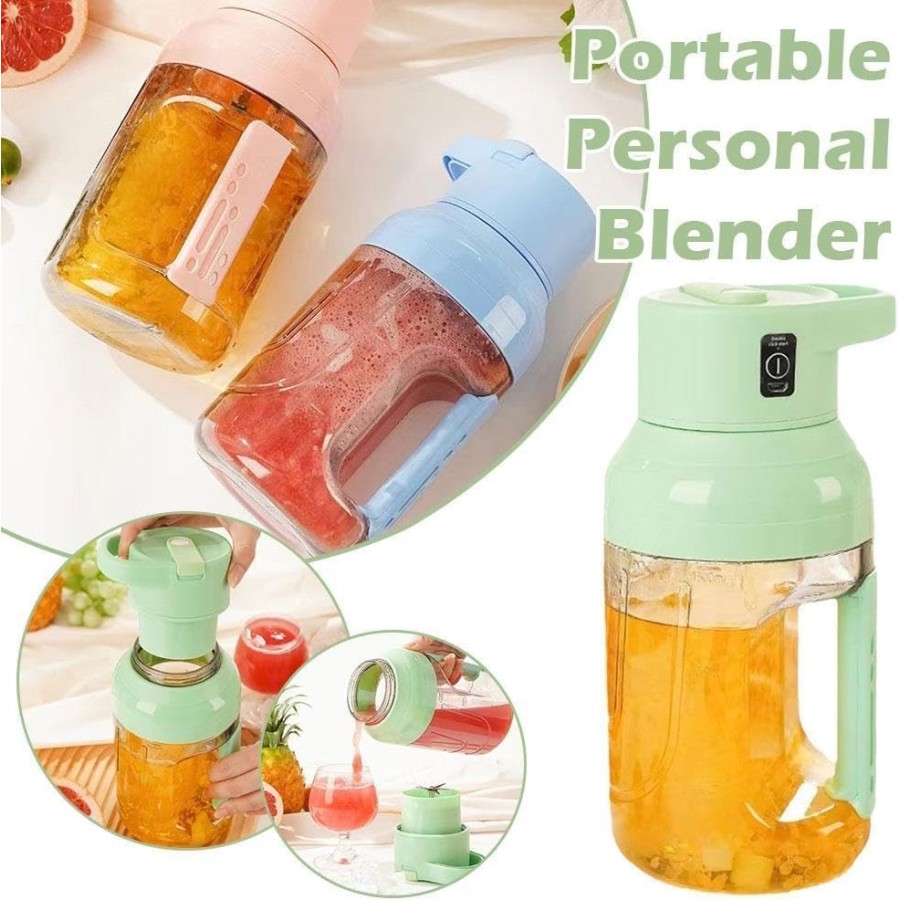  Portable Rechargable Juice Blender 1500ml