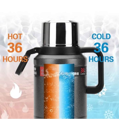 DKADI KD9062 Double Wall Insulated Large Vacuum Flasks Bottle (2.5 or 3 or 3.5 Liters)