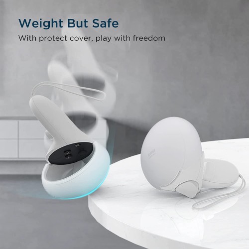 KIWI Design VR Weight Controller Compatible With Quest 2 - White