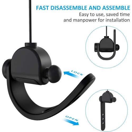 KIWI design VR Cable Management 6 Packs VR Pulley System fits Oculus Quest 2