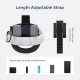 KIWI DESIGN Replacement Elite Strap With Battery Strap For Oculus Quest 2 - White
