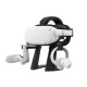 KIWI design VR Stand Accessories Compatible with Oculus Quest 2 Black