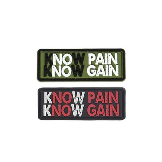 KNOW PAIN, KNOW GAIN