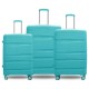 SUMO MIDWAY DOUBLE ZIPPER PP LUGGAGE 3PC SET (20/24/28")