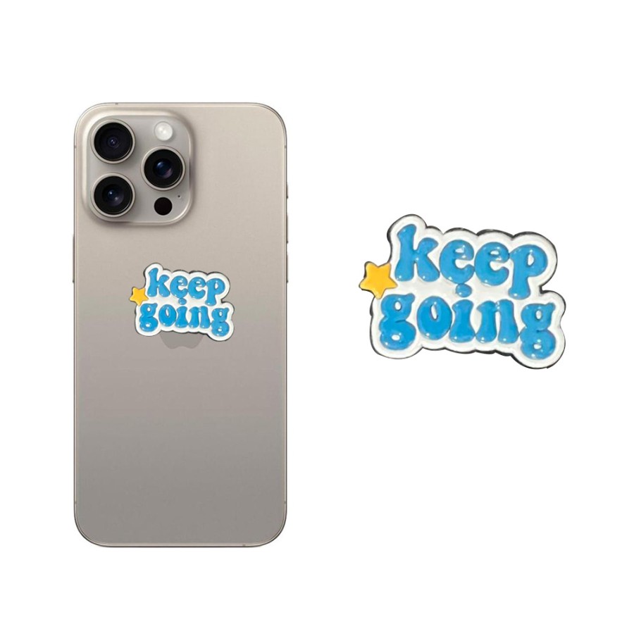 Mobile Metal sticker - Keep Going