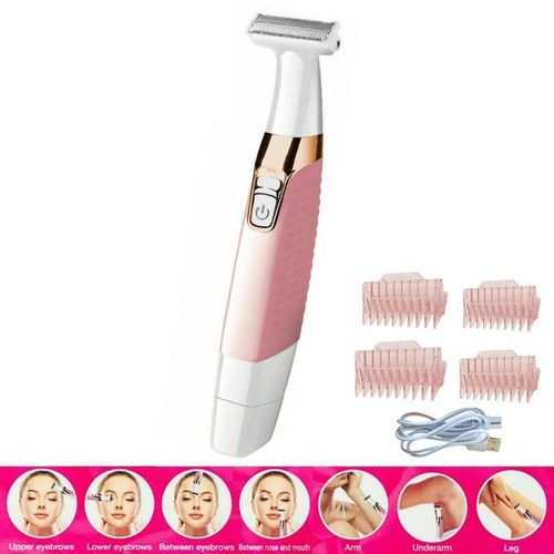 KEMEI LADY TRIMMER SHAVING- PINK