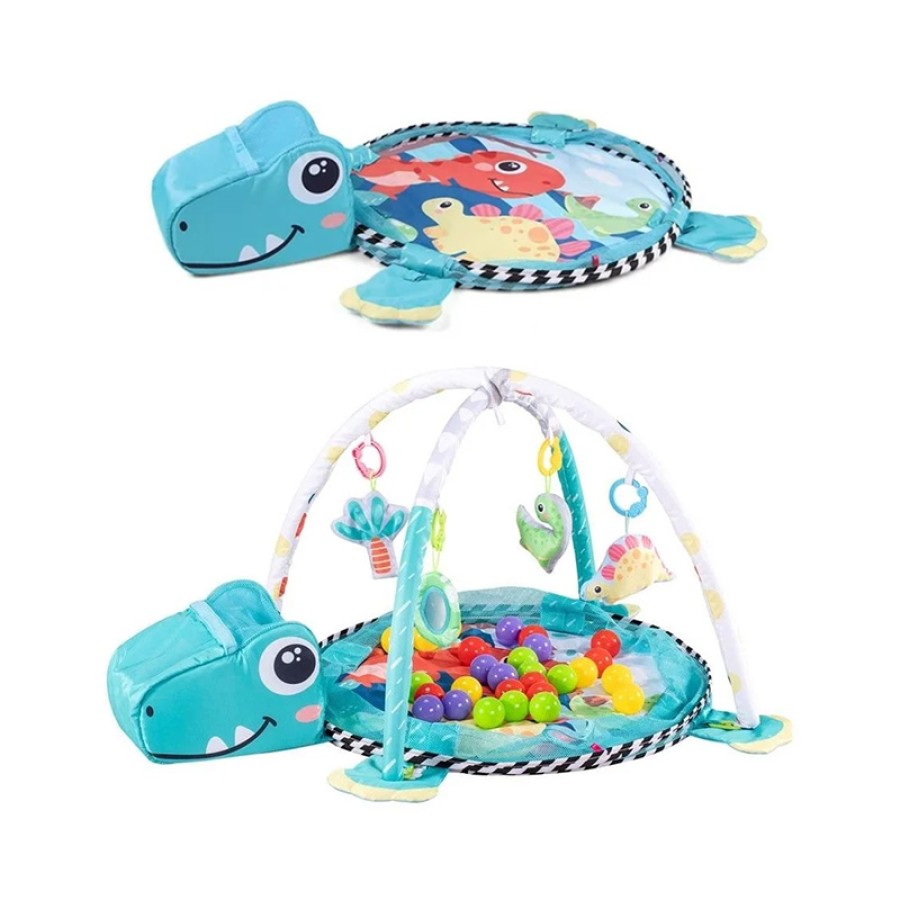 4-in-1 Multicolor Dinosaur Ball Pit and Mat 13087