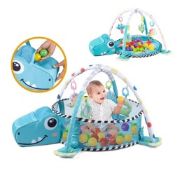 4-in-1 Multicolor Dinosaur Ball Pit and Mat 13087