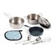 Kitchen Set Stainless Steel Tableware 14 Pcs