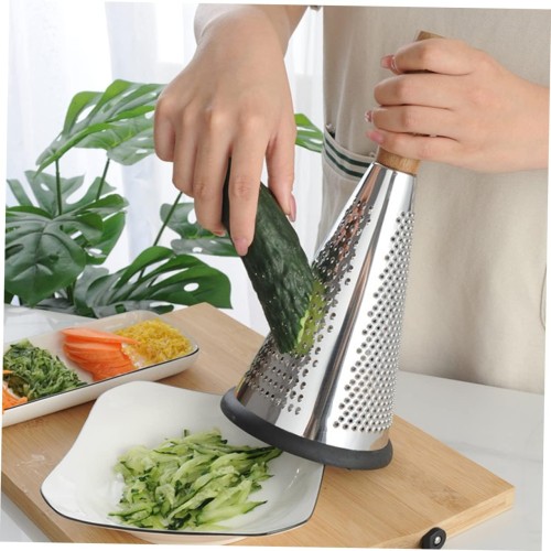 Kitchen Vegetables Grater Wooden Handle