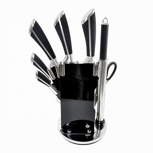 9Pcs Stainless Steel Kitchen Knife Set