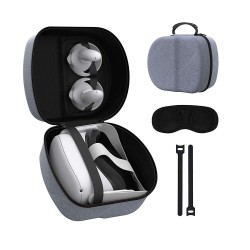 KIWI design Hard Travel Case for Oculus Quest 2, Waterproof Shockproof Protecting Carrying Case