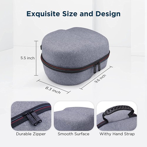 KIWI design Hard Travel Case for Oculus Quest 2, Waterproof Shockproof Protecting Carrying Case