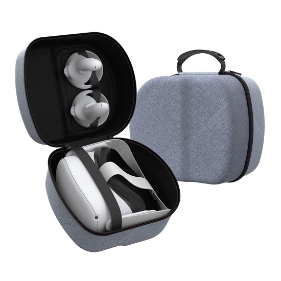  KIWI design Hard Travel Case for Oculus Quest 2, Waterproof Shockproof Protecting Carrying Case 