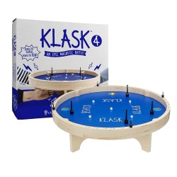 Klask 4 Round Magnetic Half Table Football, Half Air Hockey Board Game Klask 4 Round Magnetic Half Table Football, Half Air Hockey Board Game