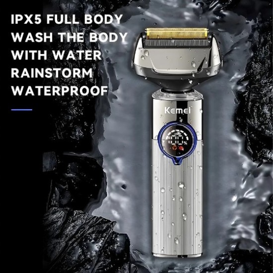 4in1 KEMEI KM-3211 Rechargeable IPX5 Waterproof Electric Shaver