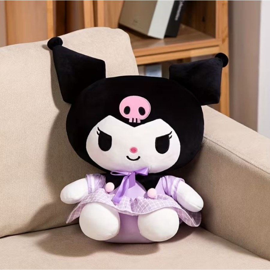 Kuromi Uniform Soft Plush Doll 30x40cm