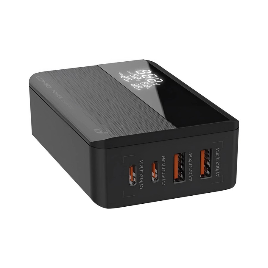 LDNIO 65W Desktop Charger with LED Display