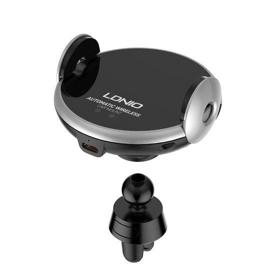 LDNIO MA02 Auto Clamping + 10w Wireless Car Charger & Phone Mount