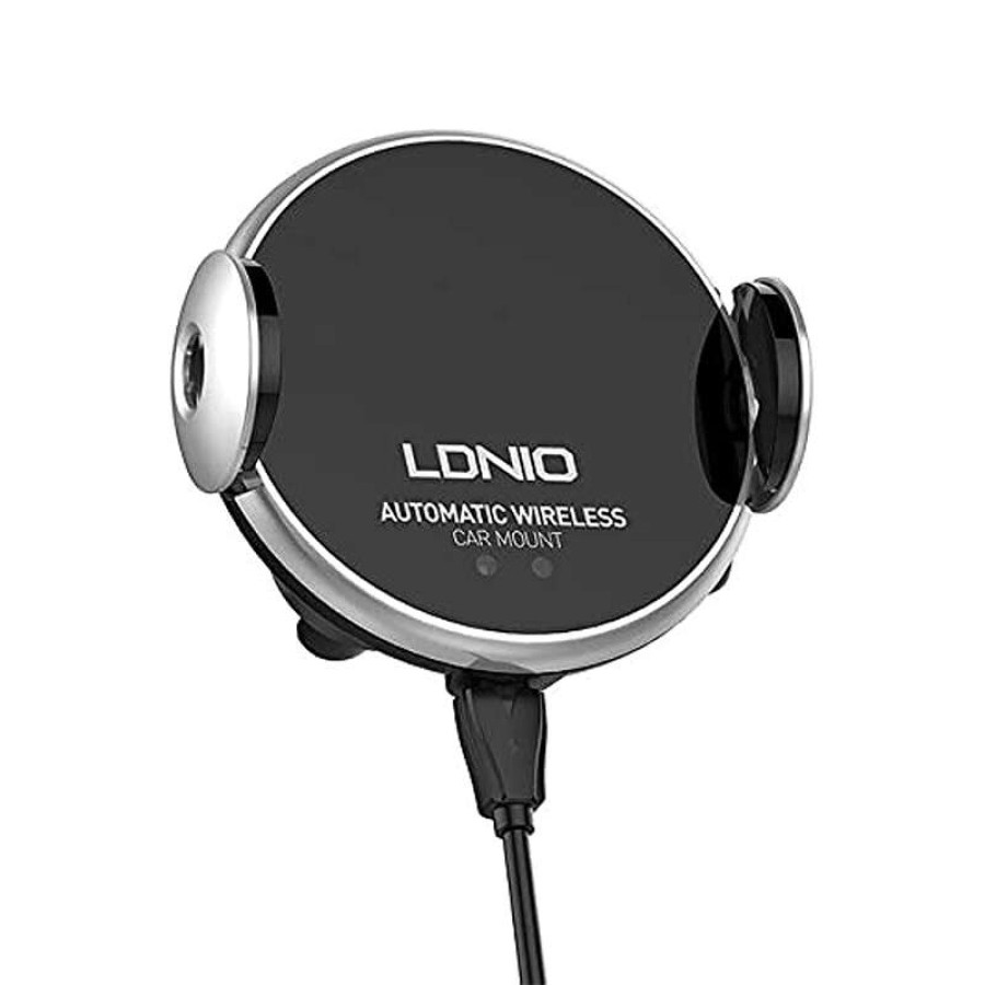 LDNIO MA02 Auto Clamping + 10w Wireless Car Charger & Phone Mount