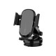 LDNIO Gravity Car Mount ,MW21-1, with inductive charger 15W (Black)