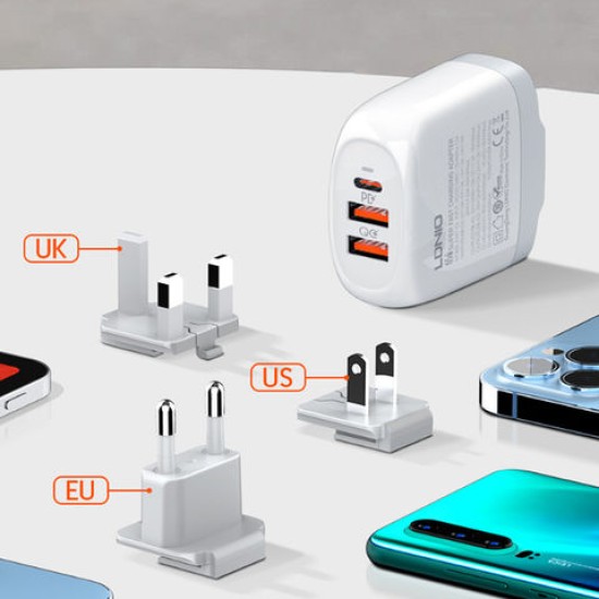 LDNIO 65W GaN Super Fast Charger A3511Q