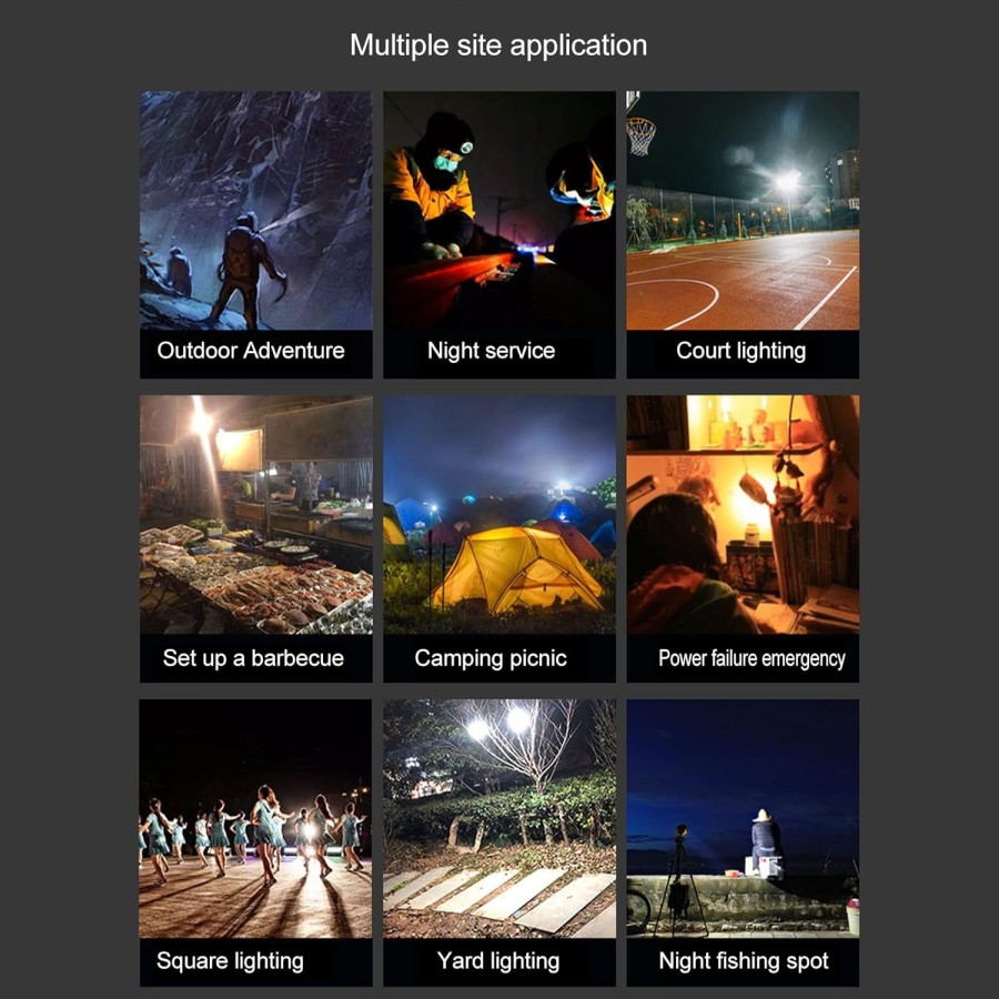 LED Emergency Light Bulb For Camping 120W