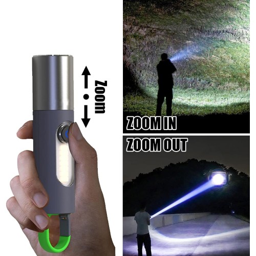 LED Torch Rechargeable Mini Torches 4 Modes