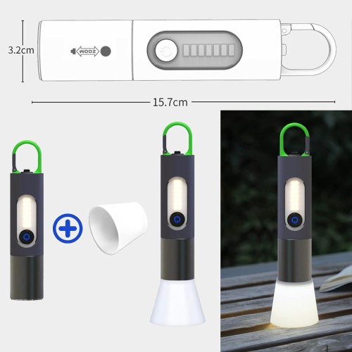 LED Torch Rechargeable Mini Torches 4 Modes