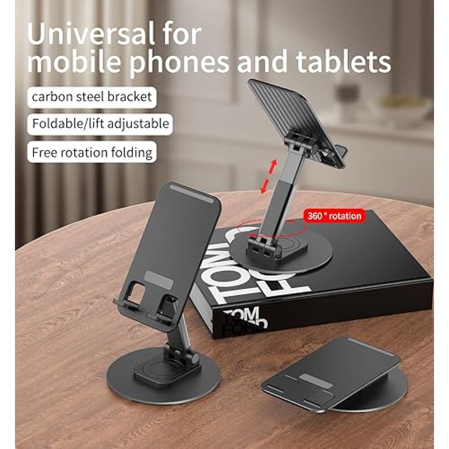 LICHEERS LC-K39B 360 Degree Rotating Foldable Phone Holder