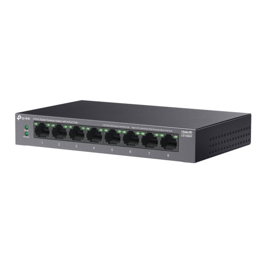 Tp-link 8-Port Gigabit Desktop Switch with 8-Port PoE+