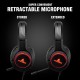 LYCANDER Gaming Headset with Microphone LED Light, 3.5mm input - for PC, PS4, Xbox One, Nintendo Switch