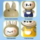 Labubu Face Changing Keychain Toy - Brown/Orange Labubu Face Changing Keychain Toy - Brown/Orange