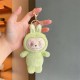 Labubu Plush Cartoon Cute Doll Keychain - Green Labubu Plush Cartoon Cute Doll Keychain - Green