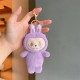 Labubu Plush Cartoon Cute Doll Keychain - Purple Labubu Plush Cartoon Cute Doll Keychain - Purple