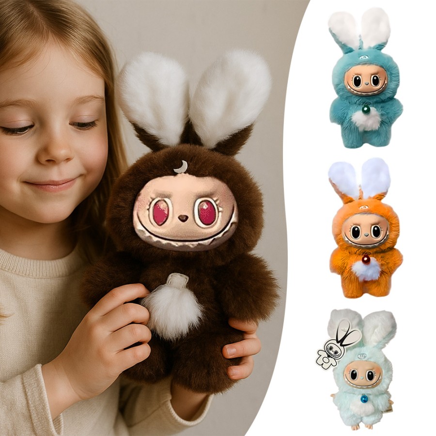 Labubu Plush X Rabbit Doll Figure 20cm