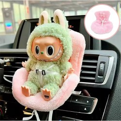 Labubu Car Doll Seat with Cushion - Pink Labubu Car Doll Seat with Cushion - Pink