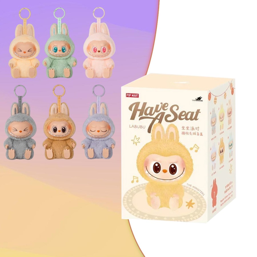 PoP Mart Labubu Have a Seat Plush Blind Box PoP Mart Labubu Have a Seat Plush Blind Box