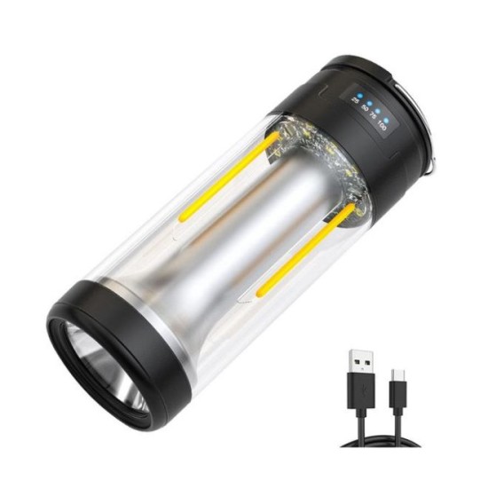 3 in 1 Rechargeable Magnetic Camping Lantern Light